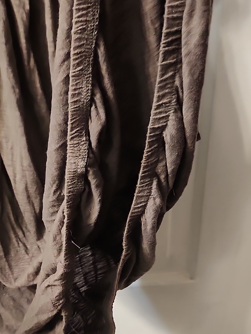 Twenty One Vintage Of Forever 21   Taupe Knit Top with Black Label Detail - Picture 4 of 6